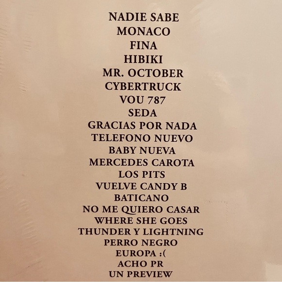 Bad Bunny / Benito Nadie Sabe Lo Que Va A Pasar Manana Double Vinyl Records New - Picture 2 of 2
